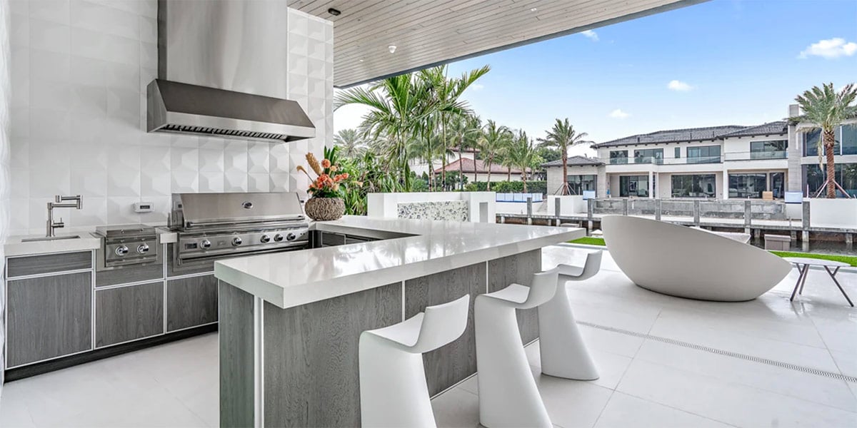 naturekast u shape outdoor kitchen